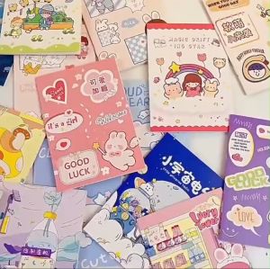 Tệp 10 sổ tay mini 32 trang cute dễ thương bỏ túi tiện lợi