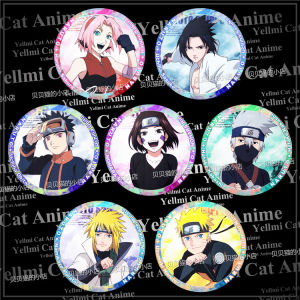 Băng Đô Naruto Shippuden Team 7 Uchiha Sasuke KakaI Tsunade Sakura Anime Badges Backpack Charms Collectible Buttons