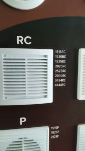 Cửa gió vuông NHỰA có lưới chắn côn trùng Era - RC - Hàng Nhập Khẩu