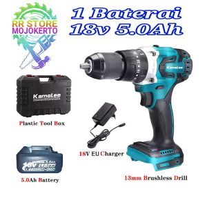 BOR KAMOLEE 13MM 18V 5A BRUSHLESS 1 - 2 BATERAI