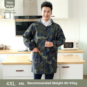 Flannel Waterproof and Oil-proof Mens Thickened Winter Apron
