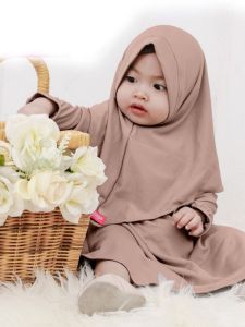 Gamis Hijab Shakira Anak Balita Perempuan Fashion Muslim Spandek Gamis Anak Perempuan 0bln-2 tahun