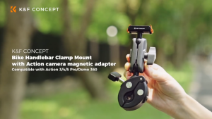 K&F CONCEPT MS101 Magnetic Quick-Release Handlebar Mount for Bike/Motorcycle Action 4/5 Pro/Osmo 360