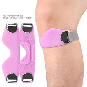 1pc Silicone Adjustable Non-Slip Patella Band Stabilizer Knee Brace for Jumpers Knee Tendonitis Basketball Volleyball Squats