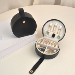 2026 New Necklaces Rings PersonalizedGift Semicircular Portable Jewelry Box Jewelry Storage BoxUsed To Store EarringsRings