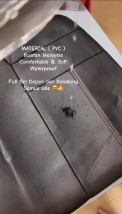 WIRA & SAGA)& ISWARA/CAR CUSHION PVC SEAT COVER OLD