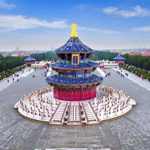 Đồ Chơi Lắp Ráp Khối Gỗ Mới Nâng Cấp Hình Ảnh Trung Hoa Biểu Tượng Đền Thiên Đường Đồ Chơi Giáo Dục Cho Người Lớn Và Trẻ Em