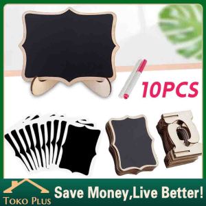 SET 10PCS Papan Tulis Kapur Kecil / Mini Chalkboard / Papan Kapur Menu Cafe / Papan RESERVED
