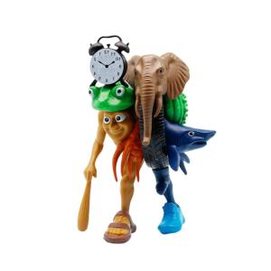 Bandai | Tungtungsahur Sahur Figure Tralalero Tralala Toys Italian Brainrot Figurine Monster Fusion Edition Cartoon Model Ornament Gifts