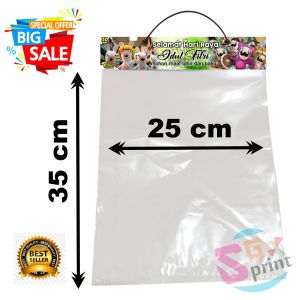 10 lembar plastik parcel lebaran gambar rabbids invasion
