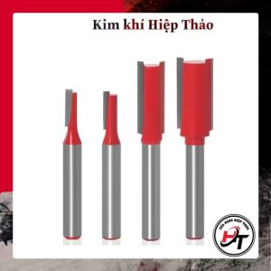 Mũi phay gỗ thẳng mũi soi lấy nền đỏ lắp máy phay cầm tay và trục đứng MST-DO-TQ