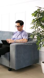 Arfan Rasyid Kemeja Koko Pria Bahan Jaguard Adem