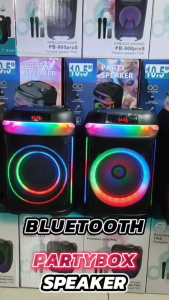 V2S P1008 BLUETOOTH SPEAKER WITH RECHARGEABLE MIC ADAPTIVE LIGHTSHOW AND MULTI SPEAKER CONNECTION