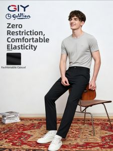 GYgoldlion | Fashionable Breathable Comfortable Elastic Straight Leisure Pants