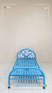 Giường Sắt Tròn Siêu Rẻ – Chắc Chắn Gọn Gàng Dễ Dùng