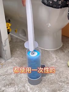 Disposable Toilet Brush Cleaner One Time Toilet Bowl Cleaning Tool Bathroom Bubble Flush Pembersih Tandas Berus 一次性马桶刷