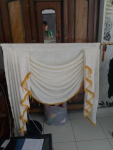 Poni Gorden Atas Pintu Gorden jendela dapur dan kamar hordeng anting gorden pintu kamar gorden pony gelombang lebar 1 meter