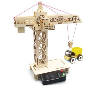 Remote Control Tower Crane Lifting Crane Diy Models & Building Toy Science &Education Model Toy For Children Gift Toy