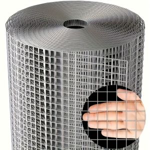 50X500cm Wire Mesh Metal Fence Mesh Metal Fence Garden Rabbit Fence Durable Metal Barrier for Chicken Coop Garden Pet