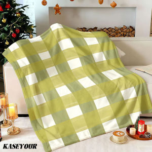 Beast Kingdom | Bubblegum Checker Winter Summer Flannel Blanket Throw Fleece Soft Fuzzy Plush Cozy Fleece Blankets for Sofa Ideal Gifts