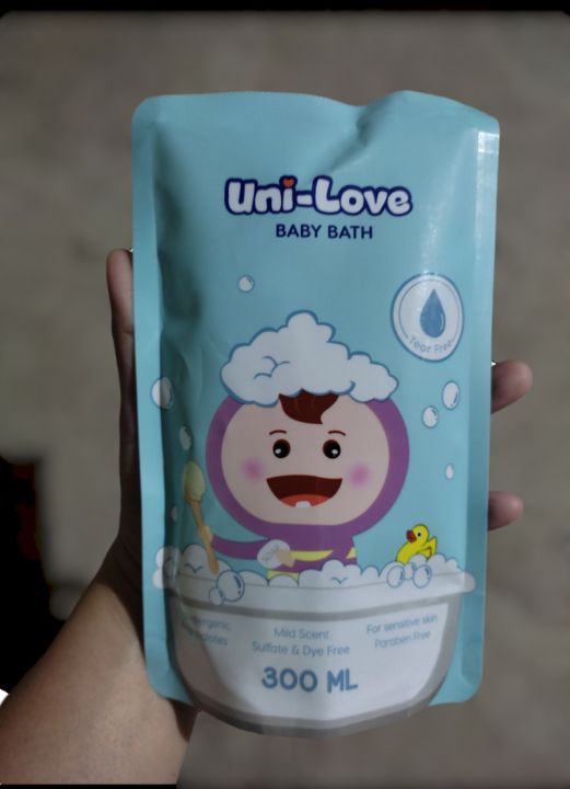 Unilove baby bath 300ml Refill pouch Lazada PH
