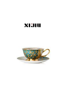 ถ้วยกาแฟมือทำทอง ถ้วยน้ำ ถ้วยกระดูก ถ้วยศิลปะ กล่องของขวัญ ดีไซน์เนอร์เล็ก ถ้วยกาแฟแบบมินิมอล ถ้วยกาแฟขนาดเล็ก