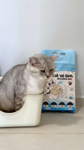 Combo Cát Mèo Đậu Nành Mix Đất Sét PetChoice 6L/2KG Cát Vệ Sinh Cho Mèo
