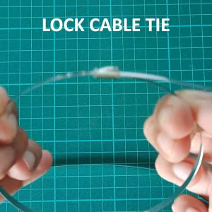 304 Stainless Steel Cable Ties Locking Heavy Duty Multi-Purpose Tie