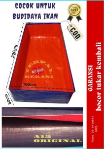 terpal kolam A15 KOREA ORIGINAL ukuran 200 x 100 x 50