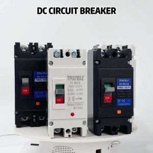 TAXNELE DC MCCB 2P 100A 125A 150A 160A 200A 250A 600V 1000V DC Solar Molded Case Circuit Breaker Overload Protect Solar PV