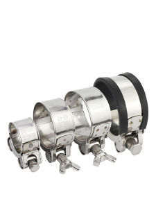 Đai Ống Bằng Thép Không Gỉ 304/201 Dày Rộng Kiểu Châu Âu Đai Ống Đơn Đầu Mạnh Đai Ống Cố Định Dụng Cụ Phần Cứng