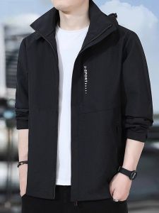 ROMON | Romon Mens Casual Jacket Windproof Climbing Suit Stand Collar Workwear Spring Autumn New Style Large Size Youth Fashion