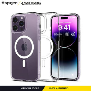 Spigen Ultra Hybrid MagFit [Anti-Yellowing Technology] Designed for iPhone 15 Pro Max / iPhone 14 Pro Max / iPhone 12 / 13 Pro Max / iPhone 15 14 Plus / iPhone 12 13 Pro Max Phone Case Protective Cover | Authentic Original