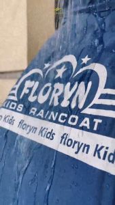 Jas Hujan Raincoat Mantel Anak Anak untuk Pria & Wanita Bahan Elastis Anti Rembes By Floryn
