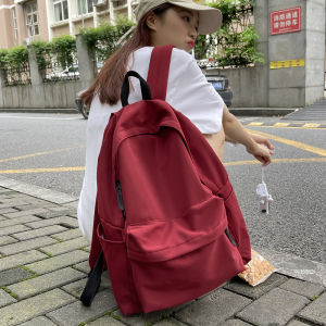 Large Capacity Casual Nylon Cloth Backpack for Women with Zipper Closure and Soft Shoulder Straps Ideal for Summer and College