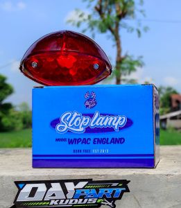 LAMPU STOP BELAKANG WIPAC ENGLAND TRIUM IMPOR BORNFREE LAMPU SETOP WIPACK ENGLAN TRIUMB IMPO BORN FREE DETAIL ORI ORIGINAL STOPLAMP STOP LAMP LAMPU REM RIM BELAKANG HONDA CB C70 STOPLAMP TRIUM WIPAC ENGLAND