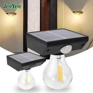 JeeYee Solar LED Wall Lamps Outdoor Human Body Sensing Waterproof Garden Home Decor Landscape Backyard Light Solar Outdoor Wall Lights