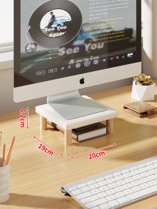 WUBUWEI | Monitor Riser Shelf Computer Storage Stand