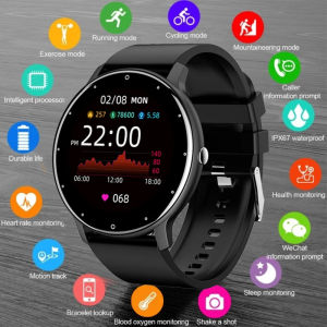 2024 Smart Watch Ladies Bracelet Sports Fitness Watch Waterproof Bluetooth For Android iOS Smart watch Female Full Touch Screen
