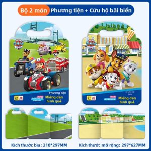 XIAOSHUGUOGUO | Sách Nhãn Dán Đồ Chơi PAW Patrol