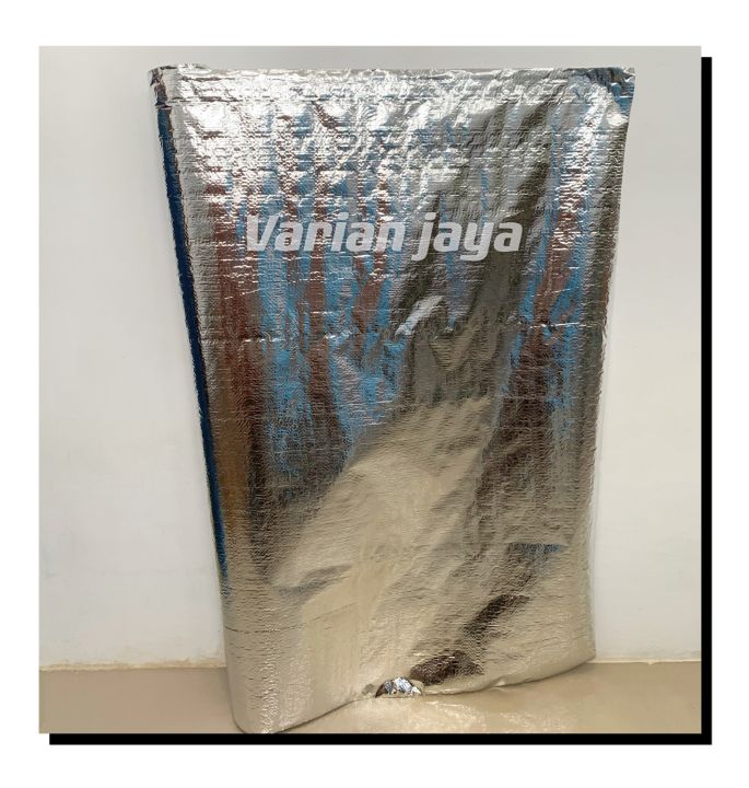 Aluminium Foil single Peredam Panas Atap Woven 1 sisi Per Meter