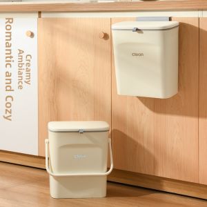 Wall-Mounted Trash Bin