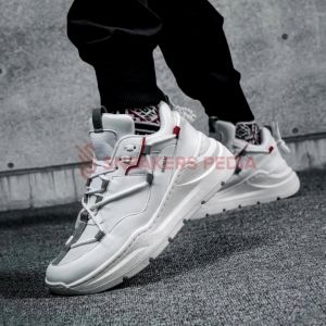 LEGACY WHITE - Sepatu Sneakers Pria Putih Casual Shoes Sneker Cowok Naz x Sneakers Pedia