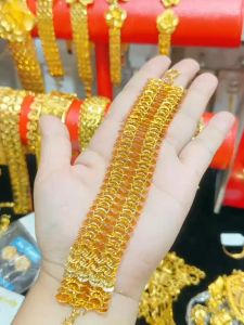 Lắc tay vảy cá chuẩn màu 18.k cao cấp J520