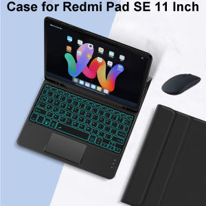 Case For Xiaomi Redmi Pad SE 11 Inch Bluetooth Keyboard Cover Redmi Pad SE 11 Inch for Redmi Pad Smart Stand Cover