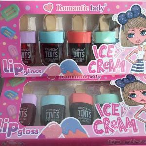 Romantic Lady Ice Cream Liptint 5pcs Box Cute Ice Cream Glossy Lip tint 5 colors