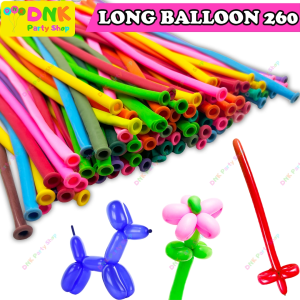 100 pcs 260Q Long Balloons Rubber Twisting Magic Balloon Decoration Party Supplies 260 Birthday Chrome Standard Pastel Assorted