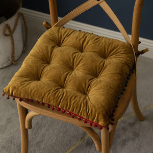 New Slim Anti-slip Square Dutch Velvet Seat Cushion