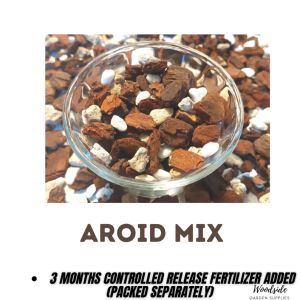 1L/2LPremium Aroid Aroids/Epiphyte Mix All Purpose & Coarse/Chunky Mix Soil Free  Monstera/Philodendron/Anthurium/Hoya/Orchids  Lightweight and Fluffy with Moderate Water Retention & Aeration Properties
