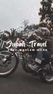 ZAED Jubah Sholat Travel - Jubah Gamis Pria - Size M L XL XXL 3XL - Jumbo 4XL 5XL 6XL